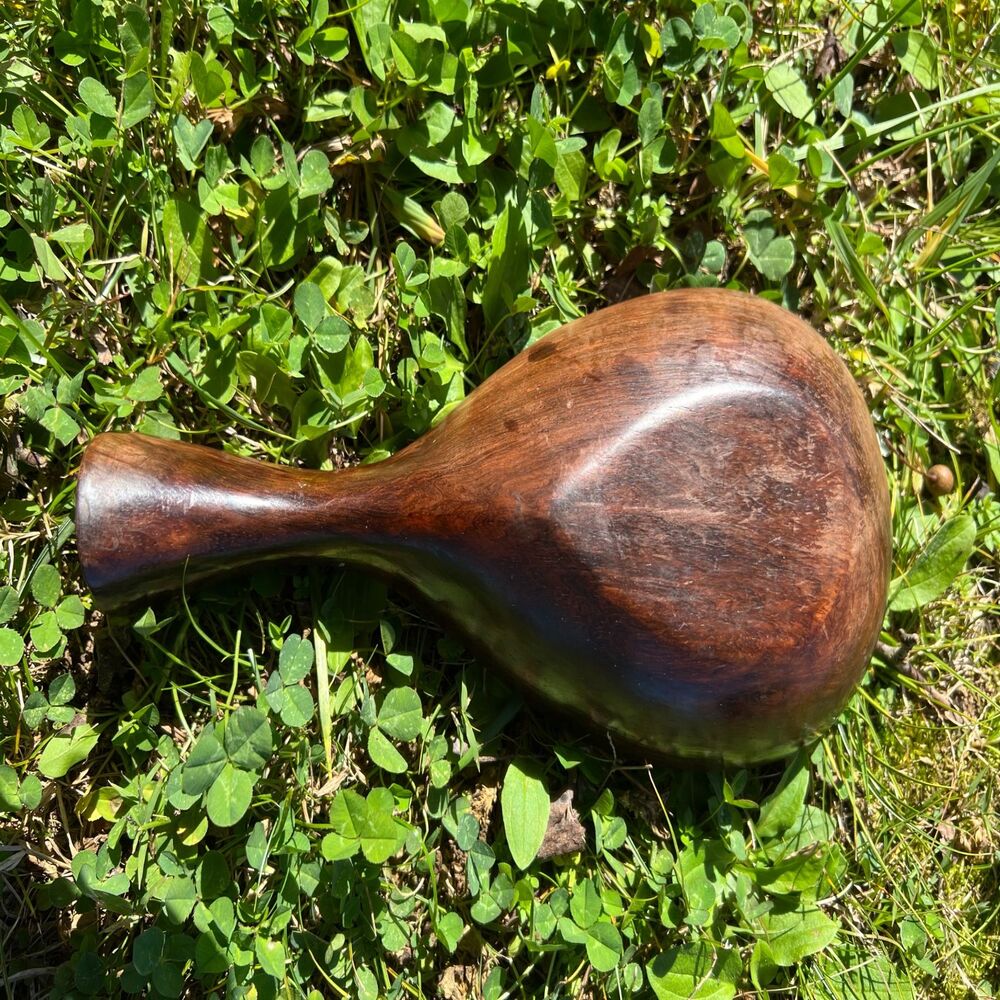 1960s Vintage Mid Century Modern Mahogany Wood Kitchen Living Room Candy Dish - Picture 2 of 3